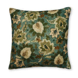 Madras Griffith Velvet Green Cushion