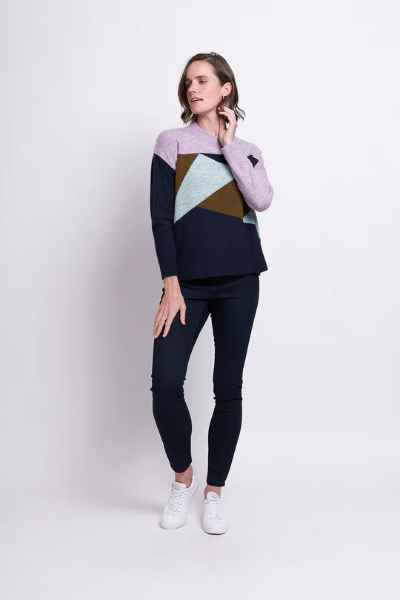 FOIL Cubist Sweater Duckegg