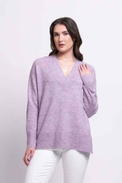 FOIL Come Together Sweater Lilac