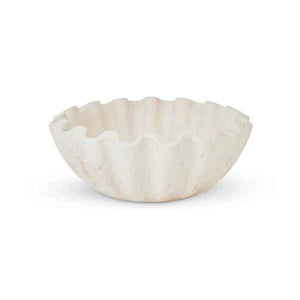 Madras Aries Ripple Bowl Cream 29cm