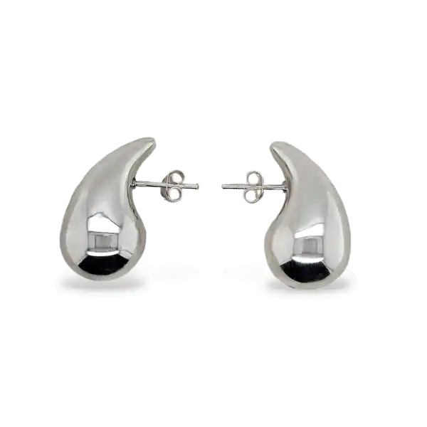 MCJ Earring Teardrop S/S Large Teardrop