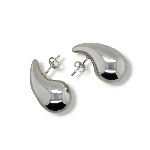 MCJ Earring Teardrop S/S Large Teardrop