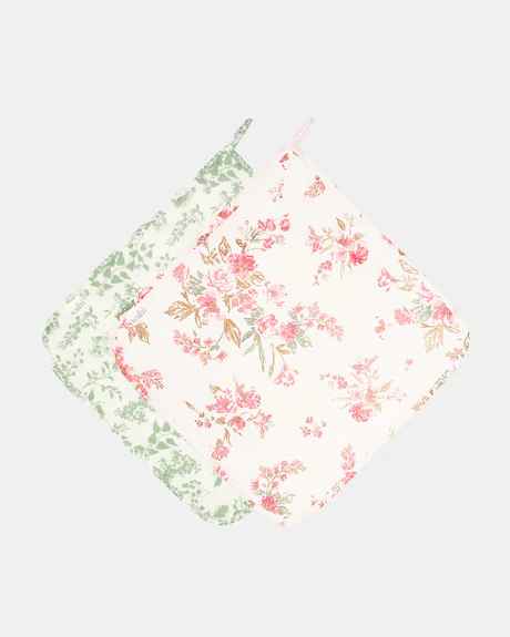 Toshi 2piece Washcloth Muslin Set- Spring Meadow