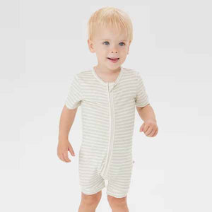 Kynd Baby Onesie Short Sleeve - Sage Stripe