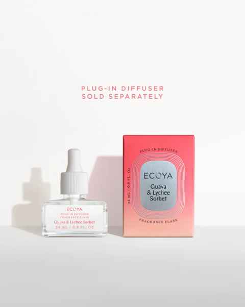 Ecoya Guava & Lychee Sorbet Plug-In Diffuser Fragrance Flask