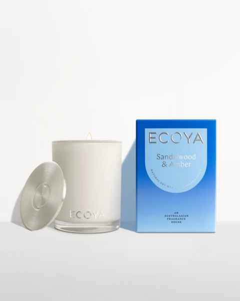 Ecoya Sandalwood & Amber Madison Candle