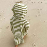 Sunnylife Into the Wild Khaki Kids Character Hooded Towel