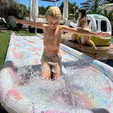 Sunny Life Slip, Slide and Body Board Set Tie Dye Multi