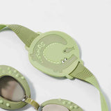 Sunnylife Kids Swim Goggles Cookie The Croc- Khaki