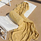 Sunnylife Luxe Towel Mango Bay- Golden Mustard