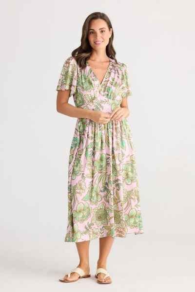 Holiday Blossom Dress - Columbian Floral