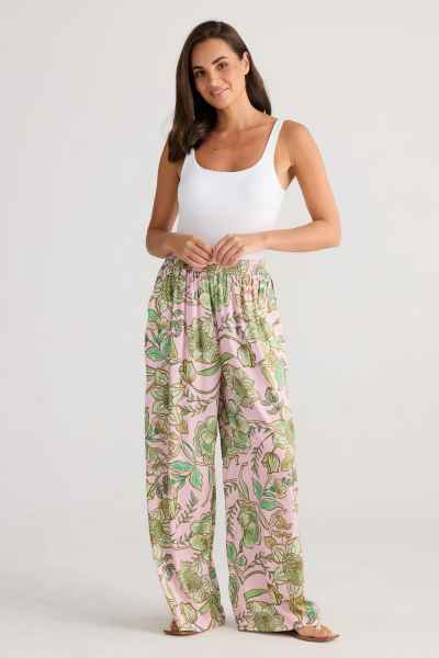 Holiday Playa Pant- Colombian Floral