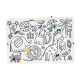 Annabel Trends Silicone Colouring Mat- Safari Animals