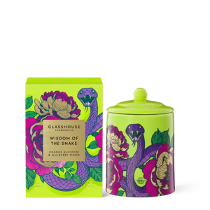 Limited edition Glasshouse 2025 Wisdom of the Snake 380g Candle