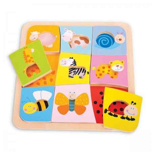 Bigjigs Toys- Animal Patterns Puzzle