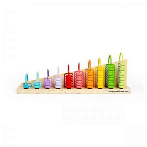 Bigjigs Toys- Rainbow Counting Abacus