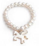 Pearl Bracelet With Unicorn