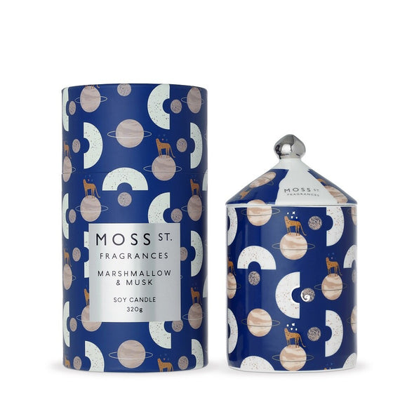 Moss St.Marshmallow & Musk Ceramic Candle 320g