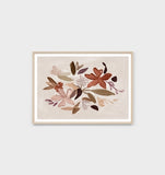 Painterly Blooms Autumn 1 Print 88x123 cm
