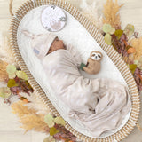 Living Textiles Rainbow Newborn Hello World Gift Set