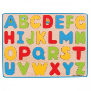 Insert Puzzle Uppercase Alphabet Bigjigs Toys