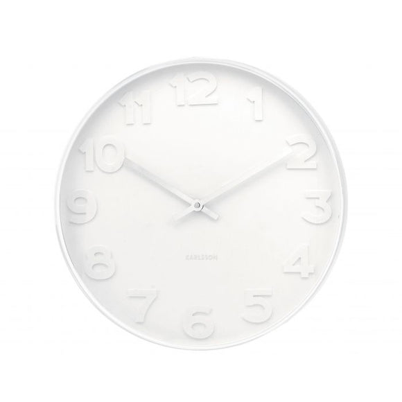 Mr White Wall Clock