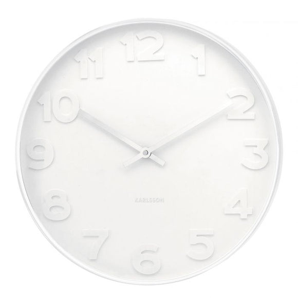 Mr White Wall Clock 38cm