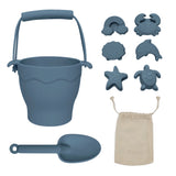 Living Textiles Steel Blue Bucket & Spade Set