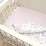 Living Textiles Butterfly/Gingham Jersey Cot Comforter