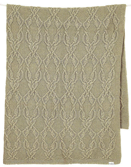 Toshi Organic Bowie Blanket Olive