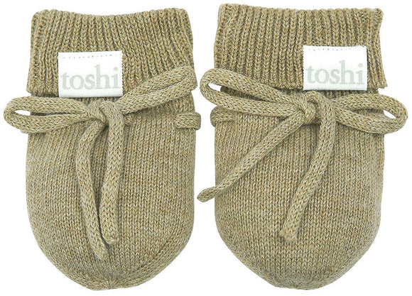 Toshi Organic Marley Mittens Olive