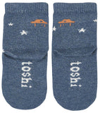 Toshi Organic Jacquard Ankle Socks Space Race