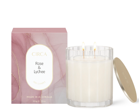Circa Home Rose & Lychee Candle 350g