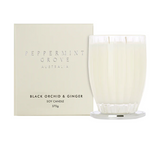 Peppermint Grove Black Orchid & Ginger Candle 370g