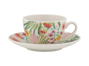 Maxwell & Williams Native Blooms Coupe Demi Cup & Saucer 100ml