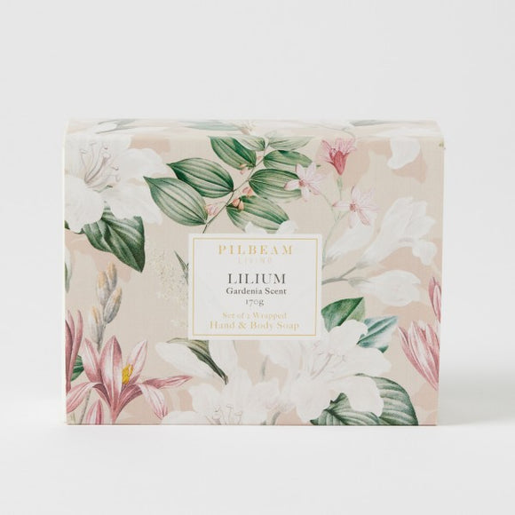 Pilbeam Lilium Scented Soap Set of Two