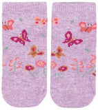 Organic Jacquard Ankle Socks Lavandula